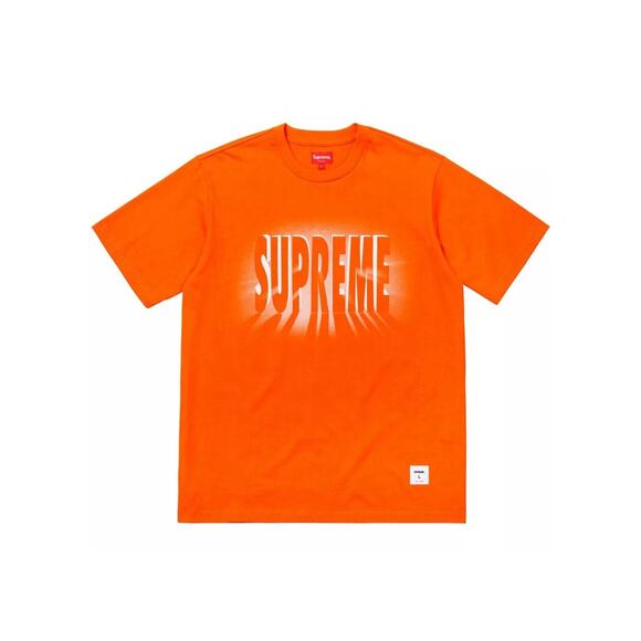 Supreme Other - Supreme Printed Light Big Graphic Orange T-Shirt Size MEDIUM 100% Cotton